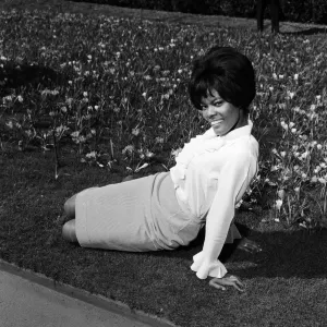 Dionne Warwick in Embankment Gardens Print, 1965 Dionne Warwick in Embankment Gardens Print, 1965