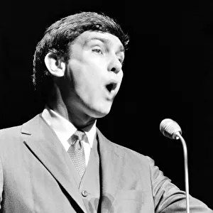 American Singer Gene Pitney - November 1966 Rehearsing for the Royal Variety Show