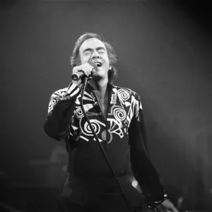 American singer Neil Diamond in concert at the NEC Arena, Birmingham. 8th November 1989 American singer Neil Diamond in concert at the NEC Arena, Birmingham. 8th November 1989
