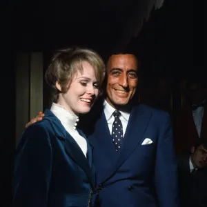 American singer Tony Bennett with Sandi Grant, who he plans to marry. 7th March 1968 American singer Tony Bennett with Sandi Grant, who he plans to marry. 7th March 1968