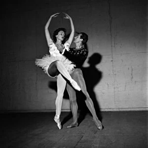American stage and film actress Gene Tierney and ballet dancer Anton Dolin star in "