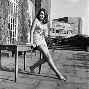 American student Suzanne Giddings in her revealing dress at Sheffield Students Union