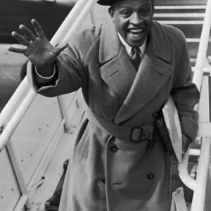 Here is the American vibe king and jazz player, Lionel Hampton