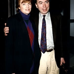 Andrew Lloyd Webber Songwriter with wife Madeline Gurdon DBase Circa 1991
