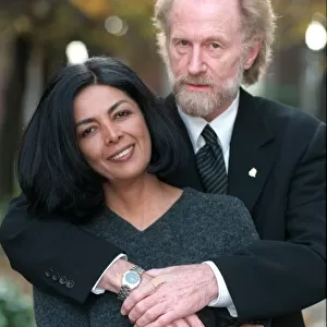 Andrew Loog Oldham former Rolling Stones Manager with wife Esther Farfan November 1998