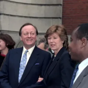 Andrew Parker Bowles & Rosemary Pitmans wedding at Chelsea Registrars Office