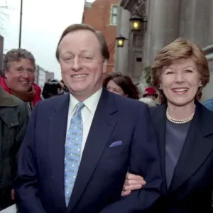 Andrew Parker Bowles & Rosemary Pitmans wedding at Chelsea Registrars Office