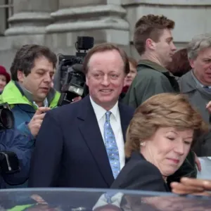 Andrew Parker Bowles & Rosemary Pitmans wedding at Chelsea Registrars Office