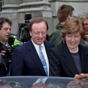 Andrew Parker Bowles & Rosemary Pitmans wedding at Chelsea Registrars Office