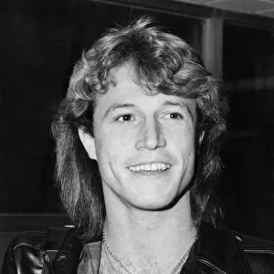 Andy Gibb, younger brother of Maurice, Barry and Robin Gibb of the Bee Gees pop group