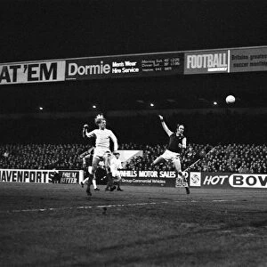 Andy Lochhead scores for Aston Villa, at Villa Park during the second leg League Cup semi