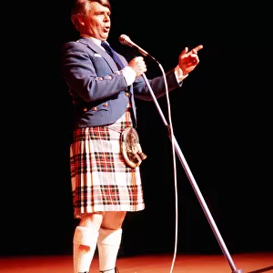 Andy Stewart Scottish singer on stage