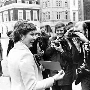 Angela Rippon receiving The Freedom of the City of London - 09 / 03 / 1978