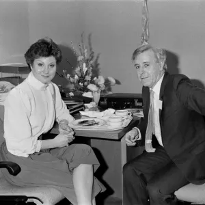 Angela Rippon at the TV-am studios. 1983 Angela Rippon at the TV-am studios. 1983