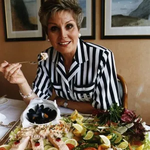 Angela Rippon TV Presenter and Newsreader appearing on the Health Programme on Radio 5 Angela Rippon TV Presenter and Newsreader appearing on the Health Programme on Radio 5
