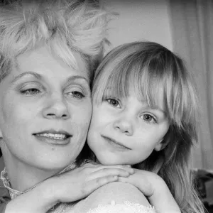 Angie Bowie, (also known as Angela Bowie) with her daughter Stacia Larranna Celeste Lipka Angie Bowie, (also known as Angela Bowie) with her daughter Stacia Larranna Celeste Lipka