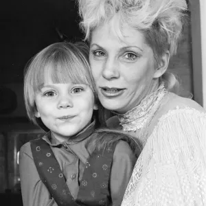 Angie Bowie, (also known as Angela Bowie) with her daughter Stacia Larranna Celeste Lipka Angie Bowie, (also known as Angela Bowie) with her daughter Stacia Larranna Celeste Lipka