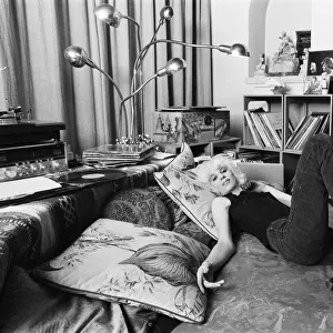 Angie Bowie, ex wife of singer David Bowie pictured in Switzerland