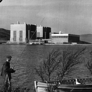 Trawsfynydd Nuclear Power Station Print, circa 1966