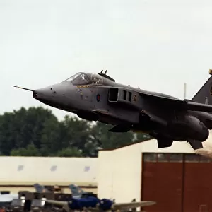 An Anglo-French SEPECAT Jaguar, ground attack aircraft