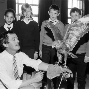 Royds Hall School Visit, 11th September 1986 Print