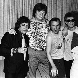 The Animals following there 1980s reunion tour. (Left to right) Eric Burdon