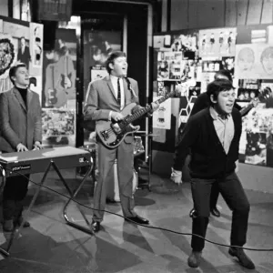 The Animals at Television House, Kingsway, for an appearance on the television Show The Animals at Television House, Kingsway, for an appearance on the television Show