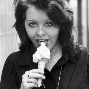 Anne Alexander gives a suggestive lick to a creamy ice cream cone. 15th May 1980 Anne Alexander gives a suggestive lick to a creamy ice cream cone. 15th May 1980