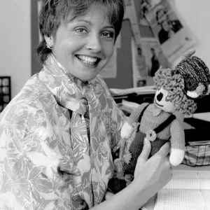 Anne Diamond in dressing room - August 1989 Anne Diamond in dressing room - August 1989