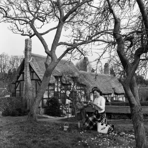 Anne Hathaways Cottage in Shottery, near Stratford-upon-Avon, Warwickshire Anne Hathaways Cottage in Shottery, near Stratford-upon-Avon, Warwickshire