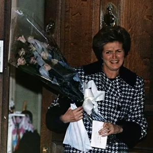 Anne Heseltine wife of Michael Heseltine MP pictured in November 1990 when it was thought