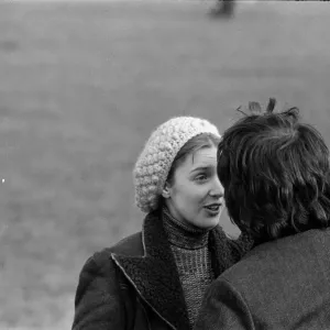 Anne Kirkbride (aged 17) and Comedians TV star Duggie Brown due to kiss in Anne Kirkbride (aged 17) and Comedians TV star Duggie Brown due to kiss in