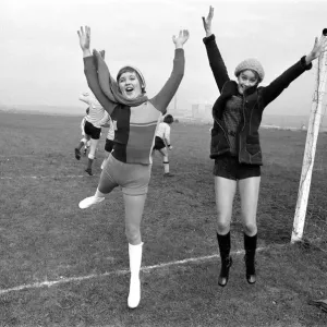 Anne Kirkbride (aged 17 - right) and Clare Sutcliffe (left - who played Denise Anne Kirkbride (aged 17 - right) and Clare Sutcliffe (left - who played Denise