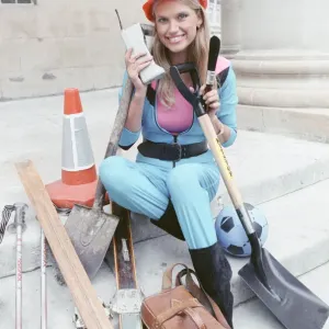 Anneka Rice TV Presenter promoting her new series Challenge. 30th August 1989