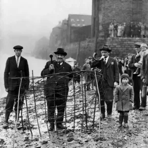 The annual ceremony of planting the Penny Hedge which dates back 800 years seen here The annual ceremony of planting the Penny Hedge which dates back 800 years seen here