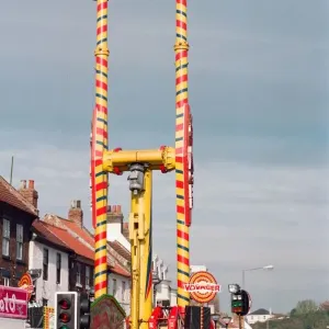 The annual Riding the Fair procession sets off from Yarm Town Hall