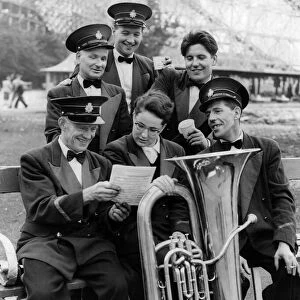 Annual September Brass Band Contest at Belle Vue in Manchester. September 1958