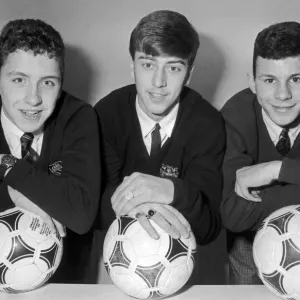 Answering the call to international duty are three Greater Manchester schoolboy soccer Answering the call to international duty are three Greater Manchester schoolboy soccer