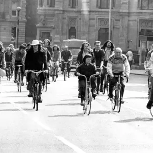 An anti pollution parade through Newcastle in 1974