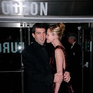 Antonio Banderas actor December 1998 at the Odeon Leicester Square in London for