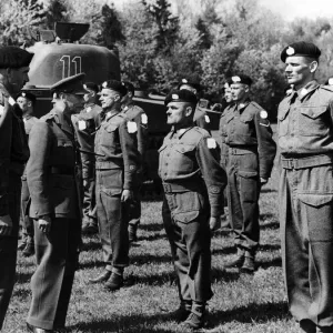 On April 27th HM the King saw some of the troops who will take part in the liberation of On April 27th HM the King saw some of the troops who will take part in the liberation of