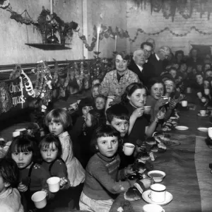 Under the Arches: St Albans School Christmas Party, 1941 Print Under the Arches: St Albans School Christmas Party, 1941 Print