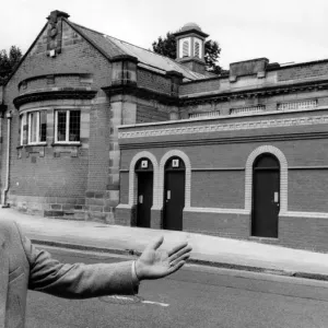 Architect Terry Bracewell shows off the Albany Road toilets blending in with Earlsdon Architect Terry Bracewell shows off the Albany Road toilets blending in with Earlsdon