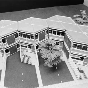 Architects Model of The Formula House Print, Warwick 1964