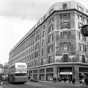 Argyle Street Glasgow Lewiss Department Store Print Circa 1973 Argyle Street Glasgow Lewiss Department Store Print Circa 1973