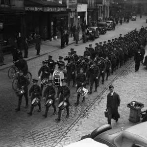 Armistice Day Procession Print, Bristol 1936