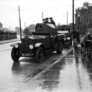 Armoured Rolls-Royce Print, Irish Riots Circa 1925 Armoured Rolls-Royce Print, Irish Riots Circa 1925
