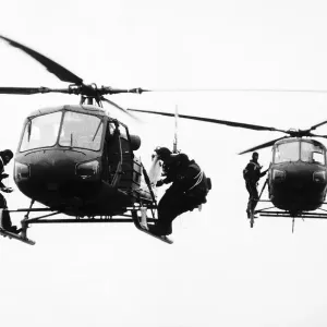 Britische Armee Special Air Service SAS ehemalige Helden zeigen Schauspieler.