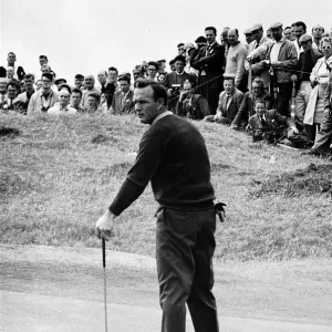Arnold Palmer contemplates his shot at the British Golf Open Arnold Palmer contemplates his shot at the British Golf Open
