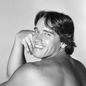 Arnold Schwarzenegger photo shoot. 25th September 1977 Arnold Schwarzenegger photo shoot. 25th September 1977